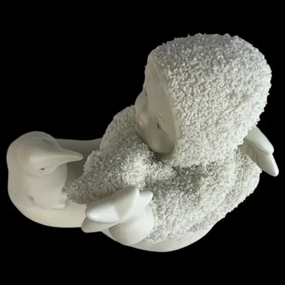 Dept 56 Snowbabies You Better Watch Out Figurine With Penguin Friendship Club - Picture 7 of 7